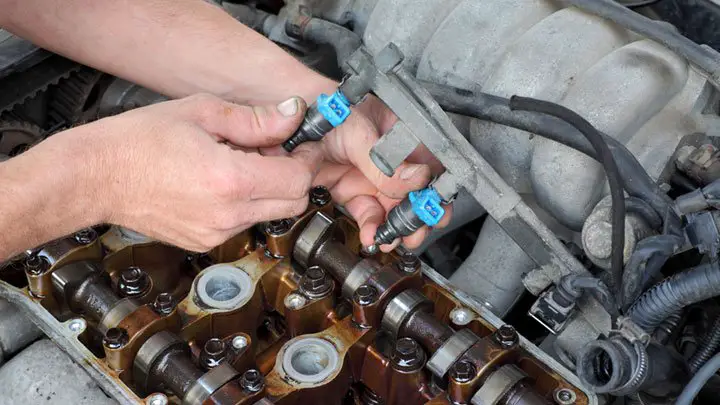 Leaking fuel injectors