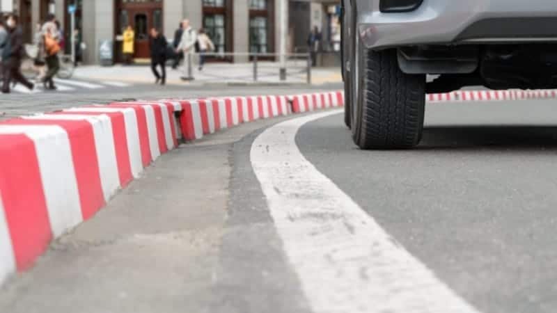 What to do if you hit a curb