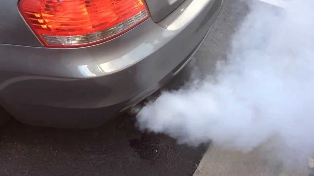 What white smoke from exhaust means