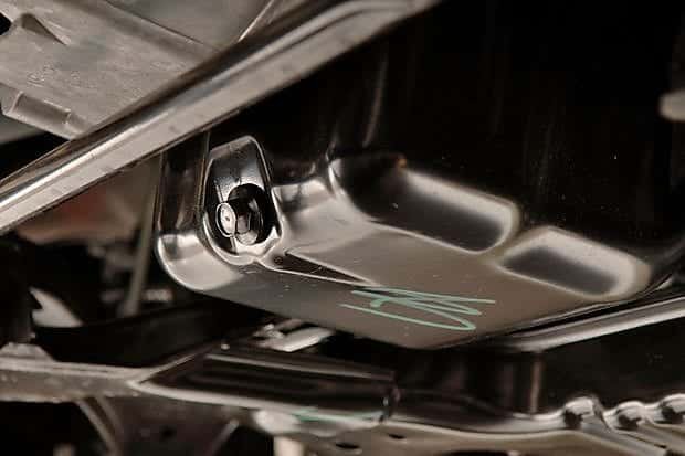 In what does the oil pan play a role