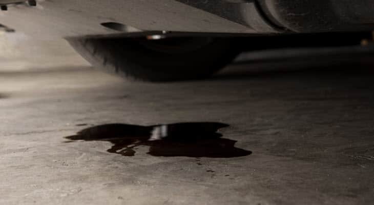 What cause car leaking oil when parked