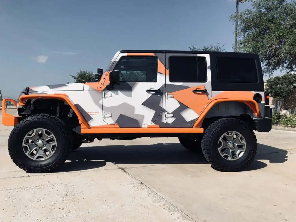 Jeep Wrangler Geometric Wrap