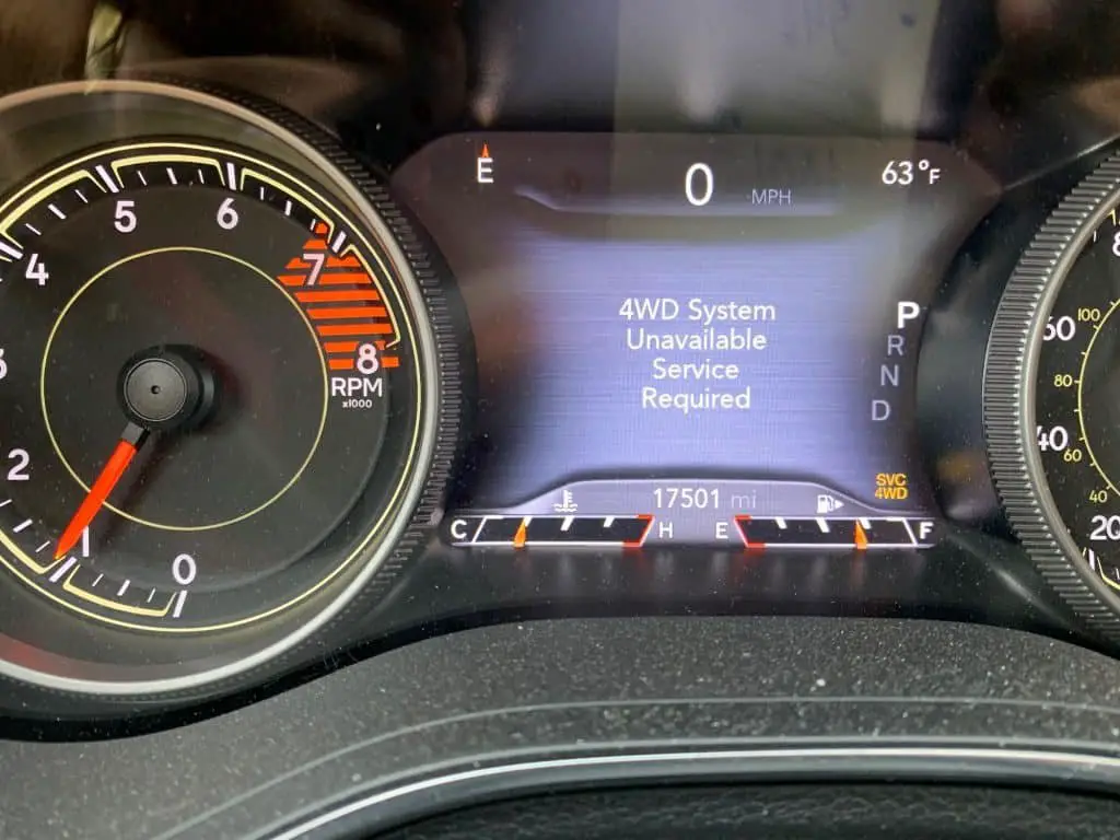 What is the Warning Service 4WD System