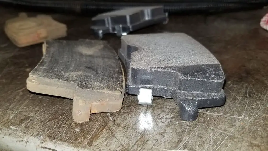 Old Brake Pads